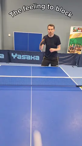 How it feels to block in table tennis#bordtennis #tenisdemesa #tabletennis #pingpong 
