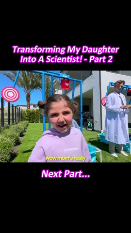 Transforming My Daughter Into A Scientist! - Part 2 #Anazala  #anazalafamilly  #theanazalafamily  #Salish  #salishmatter  #jordanmatter  #fyp