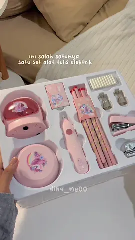 Membalas @`Akiraã`🥞 satu set isinya 11 produk stationery canggih😍🫶 #satusetalattulis #alattulis #alattuliselektrik #alattulissekolah 