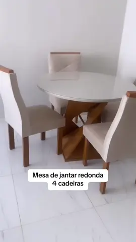 Oi meu povo lindo. Vim trazer atualização do apt pra vocês minha nova aquisição lá da @MadeiraMadeira 🤍🤍 #mesaredonda #mesa #mesajantarmadeira #madeiramadeira #apêpequeno 