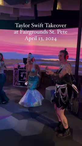 TAY TAY TAKEOVER TODAY! Music from 10am-4pm. VIDEO DANCE PARTY from 4 pm on! Get your ticket before it’s too late: www.fairgrounds.art #taylorswift #swifties #takeover #stpete #party #danceparty 