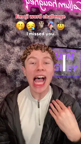 Emoji words challenge to “i miss you” #challenge #words #emoji #emojiwordchallenge