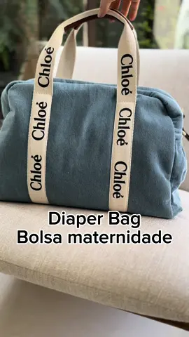 Ready to Roll #diaperbag #diaperbagessentials #changingbag #luxurydiaperbag #chloediaperbag #bolsamaternidade #babyessentials @Chloe @Bioclub @babycottons @pampersbrasil 