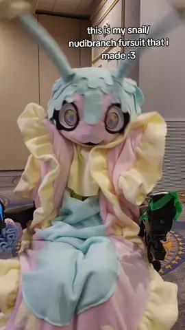 If you've never seen a snail/nudibranch fursuit before, now you have :3 #furry #fursona #cosplay #cosplayer #disabledfurry #furcationland #furcationland2024  #disabledcosplayer #quantumrehab #lifeatilevel #kawaii 