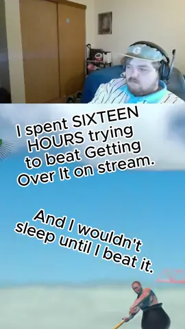 I didn't sleep until I beat Getting Over It #twitch #streamer #twitch #highlight #gettingoverit #foryou #fyp