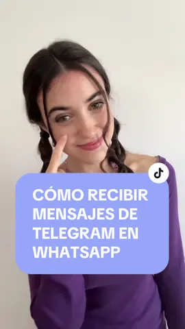 Cómo RECIBIR MENSAJES de TELEGRAM en WHATSAPP #whatsapp #telegram #mensajes #android #iphone #trucosmovil #trucosparacelular #toquederetoque #AprendeEnTikTok #AprendeConTikTok #tiktoktech