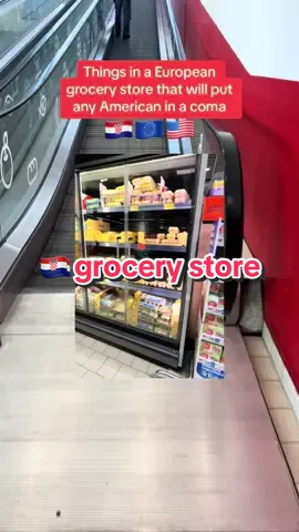 Things in a european grocery store that will out any american in a coma.  As always a disclaimer because Europeans don’t get it:  - this is satire  - i am making fun of europeans who go to america and do the same thing BUT NOT FOR SATIRE  #europe #europeangrocerystore #americangrocerystore #america #eu #usa #americanfood #americans 