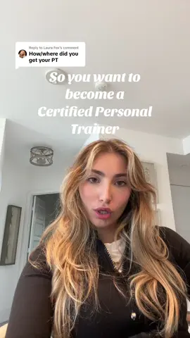 Replying to @Laura Fox How I became a personal trainer!! Little sum:  - used @Canadian Fitness Professionals THE BEST - take the course three days online zoom  - theory exam online (proctored)  - practical exam online  Around $1000 #personaltrainer #canfitpro #canfit #cpt #pt #personaltraineronline #fyp #foryoupage #foryou #gym #GymTok #gymmotivation #gymrat 