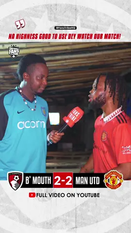Watch the FULL VIDEO now on YouTube via link in bio 📺 🔥 🗣️ 😅  #naijafootball #tiktoknigeria #naijatiktok #sportsontiktok #levelupafrica #nigeria #africanfootball Bournemouth 2-2  Manchester united highlights today 