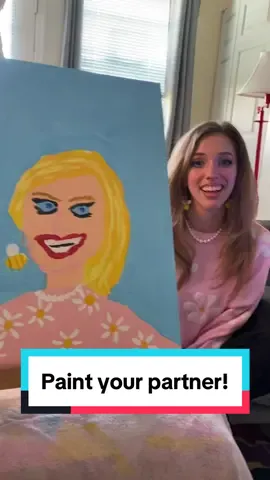 It could’ve been worse right? Poor @B tried his best. 😂 #paintchallenge #paintingchallenge #fail #couples #paint 