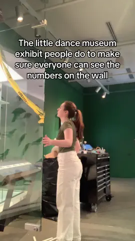 I do this 400 times a day and my knees are made of rice krispies I hope everybody has fun and learns something new at the museum I love you #museum #museumtok #weirdjobs #heritage #naturalhistorymuseum #workout #dance 