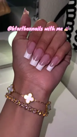 simple set 💅🏼 @Btartboxnails XCOATTIPS  #fyp #nailtutorial #btartboxnailtips #pinkfrenchtips #longnailtips 