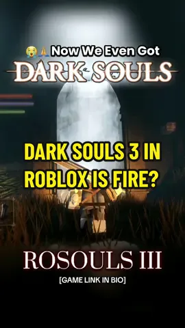 Ro Souls 3 | Game's Direct Roblox Link in BIO #rosouls3 #roblox #ayc #darksouls #3 #w?  #viral #fyp @TikTok #upcoming @Ayc 🔥🗣