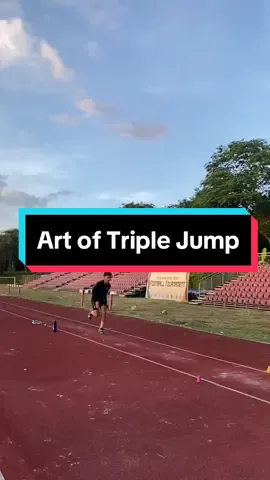 Art of Triple Jump 💯👀  #cdolongjumper #trackandfield #poetryinmotion #triplejump #progressnorperfection #uptft 