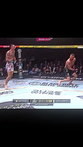 In last seconds is crazy, Justin got baited. #ufc300 #maxholloway #justingaetje #UFC #mma #fyp #viral #edit 