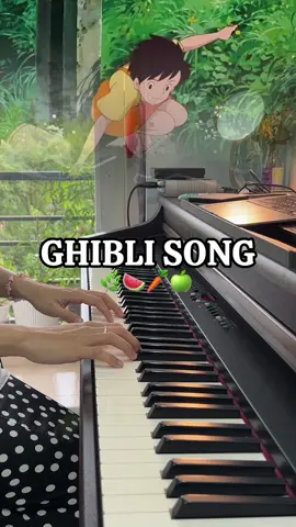 Ghibli Song - giai điệu của mùa hè #xuhuong #piano #cover #viral #pyf #ghibli #muahe #anime #alwaywithme #music 