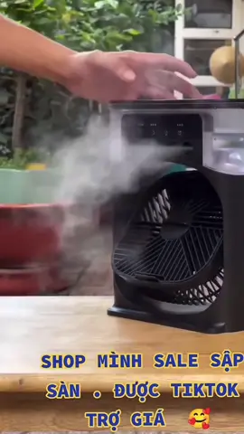 Quạt điều hoà hơi nước dung tích 600ml phun sương làm mát 3 chế độ tích hợp đèn led , Quạt để bàn hơi nước #xuhuong #quatphunsuong #quatphunsuongmini 