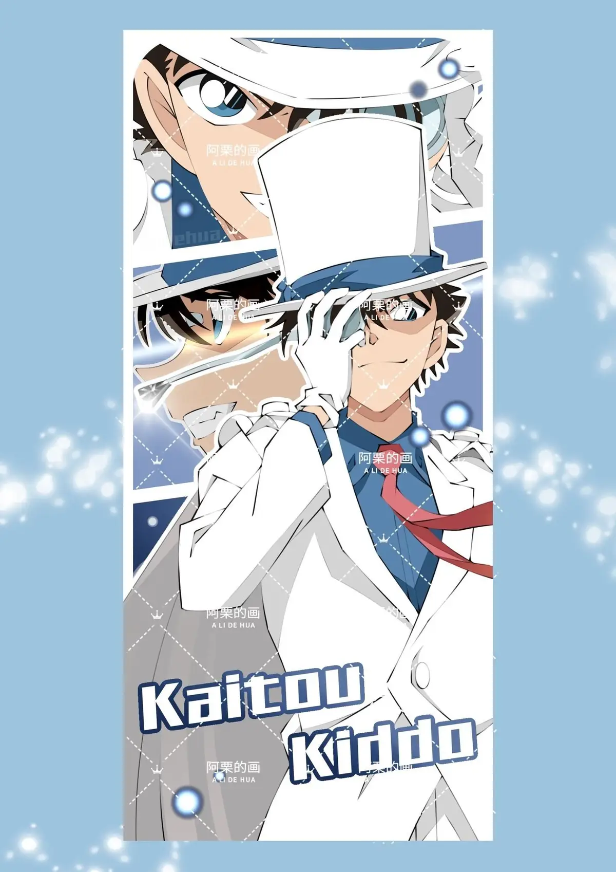 [Cre: 阿栗的画] #conan #ran #kaito #hattoriheiji #xh #thamtulungdanhconan #xuhuong 