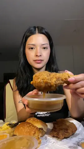Fried Chicken ❤️ #mukbang 