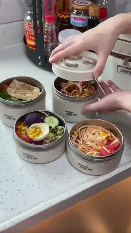 Kotak makan siang bento portabel tahan panas cocok untuk bekal pelajar dan pekerja✨ #lunchbox #bento #kotakmakan #kotakmakanantitumpah #peralatanrumahtangga 