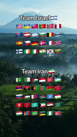 Team Iran🇮🇷 vs Team Israel🇮🇱| Comment who you support!!?