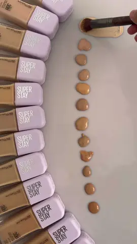 Swatching our way to flawless! ✨Find your match on Superstay Lumi Matte Foundation ⭐️🛸 30-HR long lasting, Light-as-air and gives you lumi matte glow 🪐 #maybellineph #mnysocialcrew #LumiMatteGlow #superstaylumimatte 
