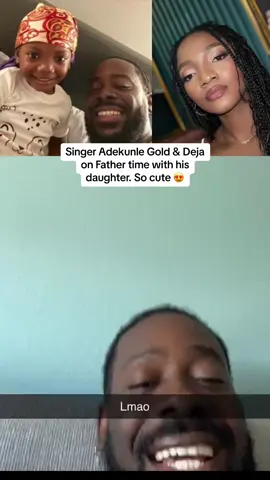 Omo mi, baba mi 😄❤️ #foryou #adekunlegold #simi #family 