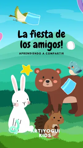¡Bienvenidos, amiguitos! 🎉 En este Día del Niño Peruano, les traigo un regalo muy especial: una linda historia sobre la importancia del compartir.  🌟 En un bosque encantado, nuestros amigos animales descubrirán que cuando compartimos, la amistad se fortalece y la felicidad se multiplica.  🤗 ¡Celebremos juntos el poder del compartir en este día tan especial para todos los niños! 🎁 #videosparaniños #cuentoscortosparaniños #diadelniñoperuano #aprenderacompartir