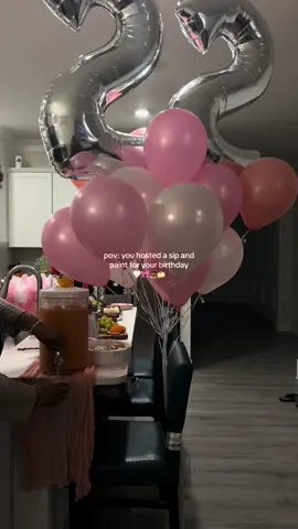 i’ll never do it again but it turned out so well 🥹 #sipandpaint #partyplanner #fyp #aesthetic #birthdayparty 