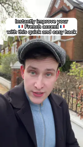 Instantly improve your French pronunciation with this quick and easy hack! 🇫🇷🗣️ #french #fashion #movie #chaseinfrench #pronunciation #travel 