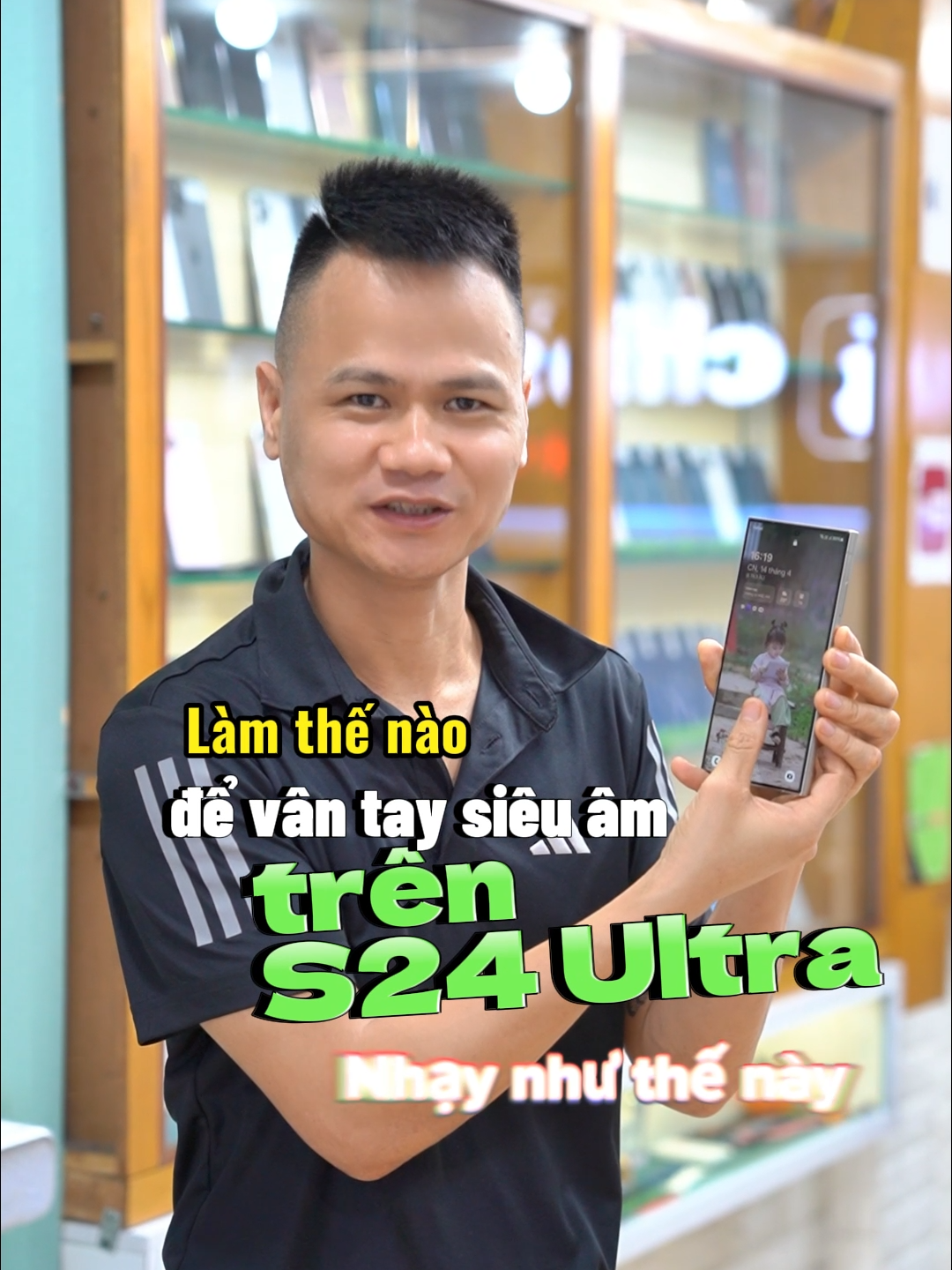 làm thế nào để vân tay siêu âm trên S24 Ultra nhạy hơn