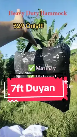 Heavy Duty Duyan with Free tali comfortable, relaxing indoor and outdoor use!😍✨ #7ft #duyan #militaryduyan #Outdoors #tiktokfinds #handy #camping #relaxing 