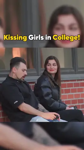 KISSING GIRLS in College! #prank #troll 