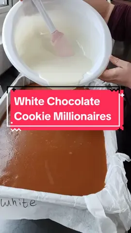 White Chocolate Cookie Millionaires now available on our TikTok Shop delivered UK nationwide! #whitechocolate #cookie #Millionaires #cookiemillionaire #caramel #caramelcookie #caramelmillionaire 