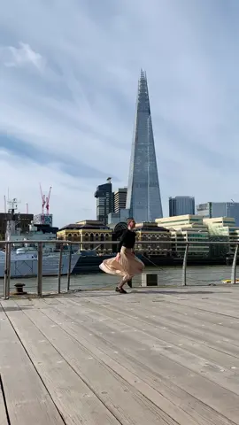 From the wall🪟to the Shard 14/04/2024 ☀️ #danceimprovisation #freedance #movement #moving #dancer #londondance 