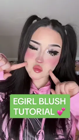 my forever favorite blush technique 💕 #makeup #makeuptutorial #blush #makeuphack #egirl #beauty 