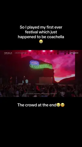 Yesterday was the best day of life😭 even though there was a few technical difficulties it was the best experience of my entire life😭 thankyou so much everyone who came to see my set & i cant wait for next weekend!!!!! #coachella #kenyagrace 