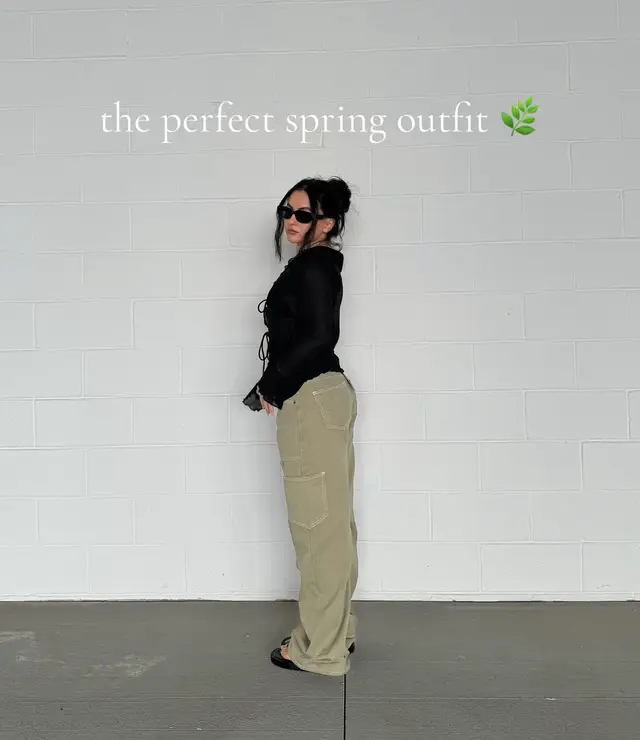 loose, flowy, cool - perf outfit idea for Spring time 🌿🤸🏻‍♀️💞  #OOTD #whatiworetoday #springoutfit #coolgirlaesthetic #coolgirl #tomboyfemme 