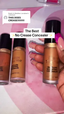 Replying to @Maddex Larrabee a little of this concealer goes a long way! Use less to prevent creases #concealer #fullcoverageconcealer #toofacedcosmetics #bornthiswayconcealer #tiktokmademebuyit #tiktokshopfinds #fyp #makeup #mua #beginnermakeup 