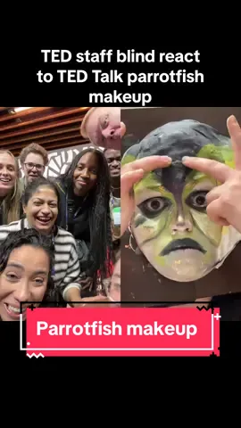 #duet with @Prisma We loved watching this makeup tutorial inspired by @Ayana Elizabeth Johnson's 2019 TED Talk about parrotfish. #fish #TEDTalk #MakeupTutorial #Makeup #parrotfish #TED2024 #STEM 