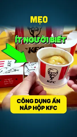#mẹovặt 400 | Công dụng ẩn của chiếc nắp hộp KFC mang về | The hidden uses of KFC box lids #kfc #kfcchicken #doanmangve - [ ] #tips #DIY #lifehacks #meovat #meohay #meovatcuocsong #huongdan #cachlam #kienthuc #meo
