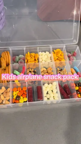Kids travel hack. Use a tackle box and fill each sections with a little snack! #travel #traveltiktok #travelhacks #travelingwithkids #kids #snacks #snackbox #snackideas #creative #organized #airplane #entertainment #MomsofTikTok #momofboys #boymom #fyp #foryoupage #hack #kidssnacks #snackcontainer #tacklebox #CapCut 