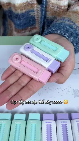 Cục tẩy mà xịn thế này saooo 😳 #xuhuong #thinhhanh #vanphongpham #dodunghoctap #tẩy #taybutchi 