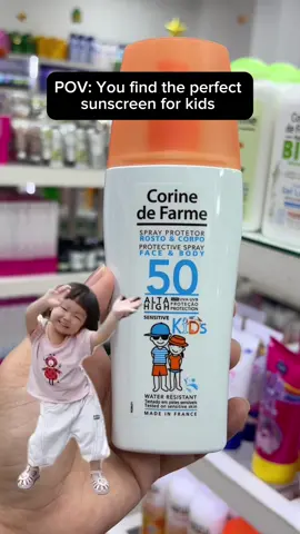Best sunscreen for kids ☺️👌#madeinfrance #corinedefarme #beauty #shop #maldives #male #hulhumale 