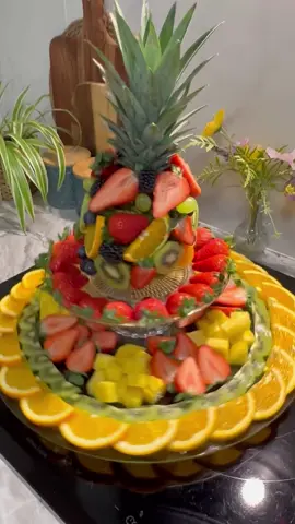 Fruits platter🍓🍇🍍🥝 #art #foodtiktok #foryou #fyp #funny #tiktokfood #explore #fruits 