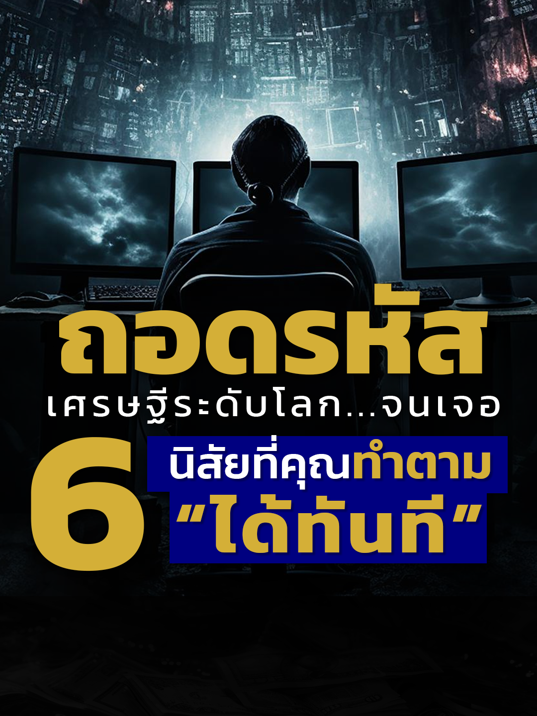 ถอดรหัสเศรษฐีระดับโลกจนเจอ 6 สิ่งที่คุณสามารถทำตามได้ทันที . . ผลิตโดย #ท็อปวันเปอร์เซ็นต์ . ============================= เราเชื่อว่ามนุษย์มีศักยภาพที่ไร้ขีดจำกัด เราจึงมุ่งมั่นส่งต่อความรู้ระดับโลกเพื่อให้คุณเป็นคน 