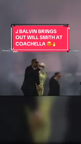#JBalvin brings out #WillSmith to perform #MenInBlack at #Coachella 🔥😎 [🎥: @coachella livestream] 