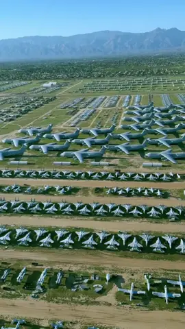 The world's largest aircraft cemetery✈️#military #militarycmp #army #usarmy #viral #fyp #trend #trending 