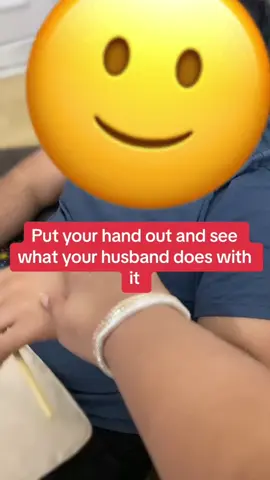 PUT YOUR HAND OUT AND SEE WHAT THEY DO 🤷🏼‍♀️  #unromentic_hubby 😭 #trishna0808 #funnyvideos #couplegoals #couplecomedy #couplestiktok #throwbacks #uk 