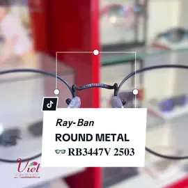 𝙍𝙖𝙮-𝘽𝙖𝙣 ROUND METAL OPTICS 👓 𝐑𝐁𝟑𝟒𝟒𝟕𝐕 𝟐𝟓𝟎𝟑 ➖ Frame: 𝙈𝙖𝙩𝙩𝙚 𝘽𝙡𝙖𝙘𝙠 ➖ Size: 𝙎 (50-21) 🇬🇧 CE, UKCA Mắt kính Việt, chuyên hàng hiệu chính hãng.  Website: www.matkinhviet.com Trụ sở chính: 421/26 Bis Sư Vạn Hạnh, phường 12, Quận 10, Tp.Hồ Chí Minh. Hotline: 0974444997 – 0933456709 – 0918888515 #matkinhviet #matkinhchinhhang #gongkinhchinhhang #trongkinhchinhhang #baohanhmatkinh #kiemtrathiluc #kinhmat #gongkinh #gongkinhcan #vienthi #canthi #loanthi #vesinhmatkinh #phukienrayban #rayban #raybanroundmetal 